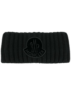 Moncler повязка на голову фактурной вязки