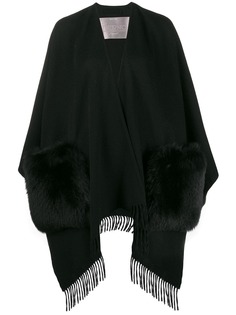 Herno кейп с карманами