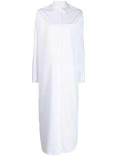 Jil Sander длинное платье-рубашка