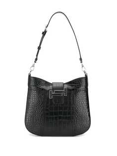 Tods croc effect hobo handbag