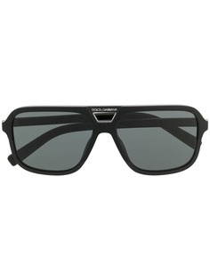 Dolce & Gabbana Eyewear солнцезащитные очки-авиаторы с логотипом