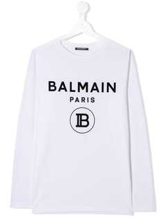 Balmain Kids футболка с длинными рукавами