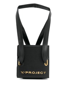 Y/Project logo print bucket shoulder bag