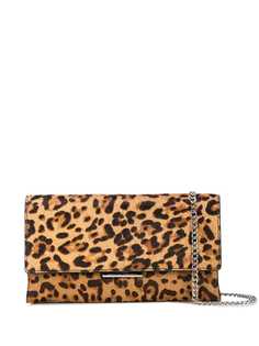 Loeffler Randall клатч с тиснением под кожу змеи