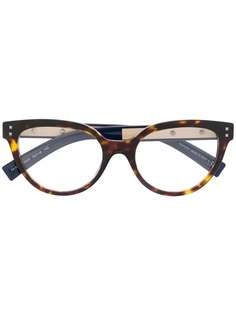 Valentino Eyewear очки в оправе кошачий глаз черепаховой расцветки