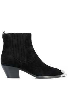 Ash cowboy style ankle boots