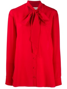 Alexander McQueen блузка с бантом