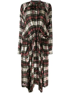 Preen By Thornton Bregazzi платье-рубашка в клетку тартан