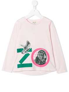 Kenzo Kids футболка с логотипом