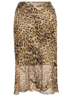 Nili Lotan юбка с леопардовым принтом