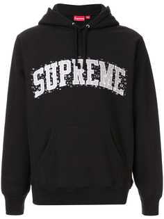 Supreme толстовка с капюшоном и логотипом