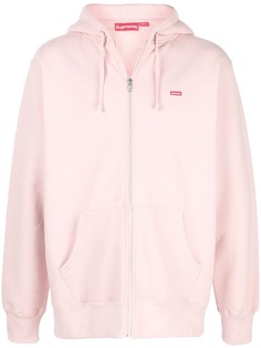 Supreme худи на молнии с логотипом