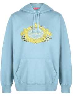 Supreme худи с вышитым логотипом