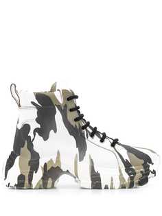 Miu Miu camouflage chunky sole sneakers