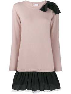 Red Valentino многослойное платье мини