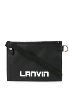 Lanvin сумка-мессенджер с тисненым логотипом