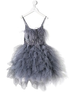 Tutu Du Monde пышное платье Floating Feathers