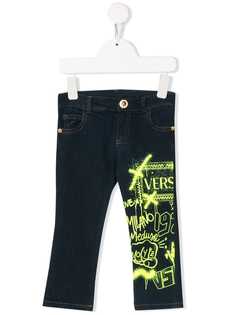 Young Versace джинсы скинни с логотипом
