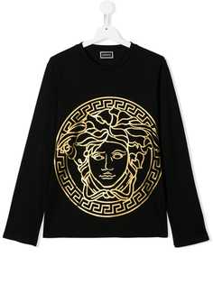 Young Versace футболка с декором Medusa