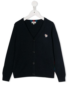 Paul Smith Junior кардиган с вышитым логотипом