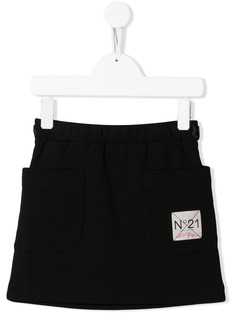 Nº21 Kids logo mini skirt