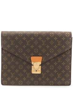 Louis Vuitton Pre-Owned папка для документов с монограммой