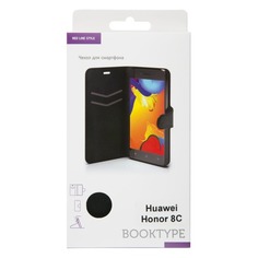 Чехол (флип-кейс) REDLINE Book Type, для Huawei Honor 8C, черный [ут000016743]