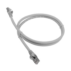 Кабель Патч-корд LANMASTER FTP, вилка RJ-45, вилка RJ-45, кат.6А, LSZH, 5м, серый [lan-pc45/s6a-5.0-gy]