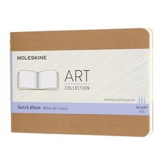 Блокнот для рисования Moleskine ART CAHIER SKETCH ALBUM Pocket 90x140мм обложка картон 88стр. бежевы 9 шт./кор.