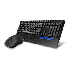 Комплект (клавиатура+мышь) RAPOO X1960, USB, беспроводной, черный [19018]