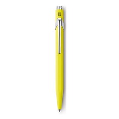 Ручка шариковая Carandache Office Popline (849.970) Yellow Fluo M синие чернила подар.кор.