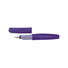 Ручка перьевая Pelikan Office Twist Standard P457 (PL811354) ultra violet M сталь нержавеющая Пеликан