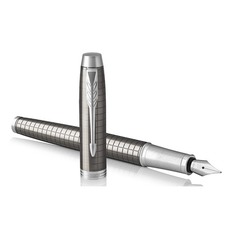 Ручка перьевая Parker IM Premium F322 (1931681) Dark Espresso CT F сталь нержавеющая подар.кор.