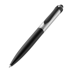Ручка шариковая Pelikan Stola 2 (PL929687) черный матовый/серебристый матовый подар.кор. Пеликан