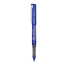 Ручка-роллер Deli MATE (EQ20230) 0.5мм стреловидный пиш. наконечник резин. манжета синие чернила 12 шт./кор.