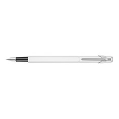 Ручка перьевая Carandache Office 849 Classic (840.001) Laquer White M сталь нержавеющая подар.кор.
