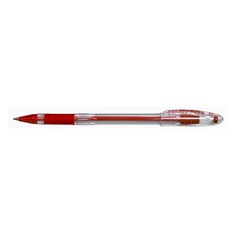 Ручка шариковая Cello GRIPPER 0.5мм резин. манжета красный индив. пакет с европодвесом 50 шт./кор.