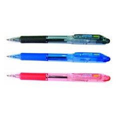 Ручка шариковая Zebra JIMNIE RETRACTABLE (KRBMZ-100-BL) авт. 1мм резин. манжета синий 12 шт./кор. Зебра