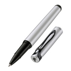 Ручка роллер Pelikan Stola 3 (PL929844) серебристый/черный черные чернила подар.кор. Пеликан