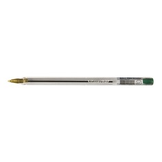 Ручка шариковая Silwerhof Simplex (016045-03) однораз. 0.7мм зеленые чернила коробка картонная 50 шт./кор.