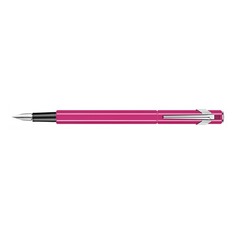 Ручка перьевая Carandache Office 849 Fluo (840.090) пурпурный флуоресцентный M сталь нержавеющая под