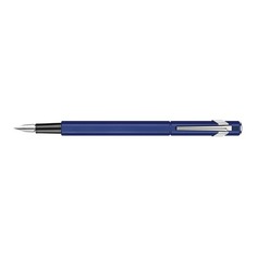 Ручка перьевая Carandache Office 849 Classic (843.159) Matte Navy Blue B сталь нержавеющая подар.кор