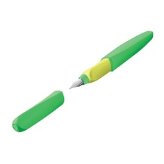Ручка перьевая Pelikan Office Twist P457 (PL807258) зеленый неон M сталь нержавеющая карт.уп. Пеликан
