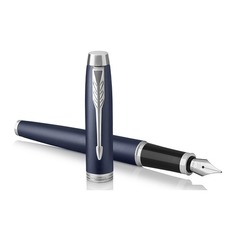 Ручка перьевая Parker IM Core F321 (1931647) Matte Blue CT F сталь нержавеющая подар.кор.