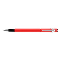 Ручка перьевая Carandache Office 849 Classic Seasons Greetings (843.570) красный B сталь нержавеющая