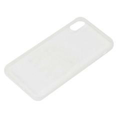 Чехол (клип-кейс) HAMA Hathi, для Apple iPhone X, прозрачный/белый [00181645]
