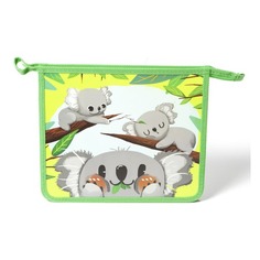 Папка для тетрадей Silwerhof 416551/671716 Зоо A5 240х210х40мм 1отд. пластик на молнии 6 шт./кор.