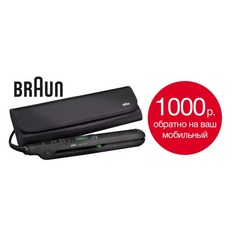 Выпрямитель для волос BRAUN ST730, черный [81460149]