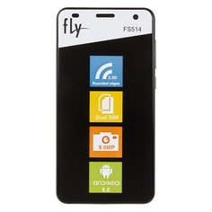 Смартфон FLY Cirrus 8 FS514, черный