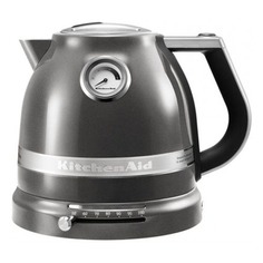 Чайник электрический KITCHENAID 5KEK1522, 2400Вт, серебристый матовый и серебристый